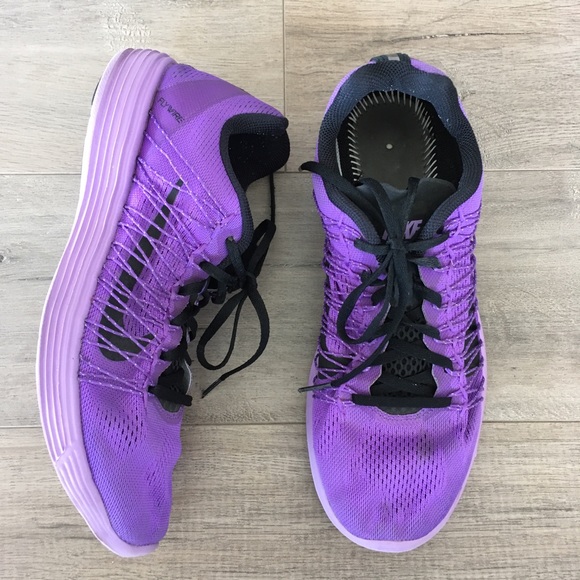 Nike Shoes - NIKE ~ lunaracer 3 purple & black flywire sneaker